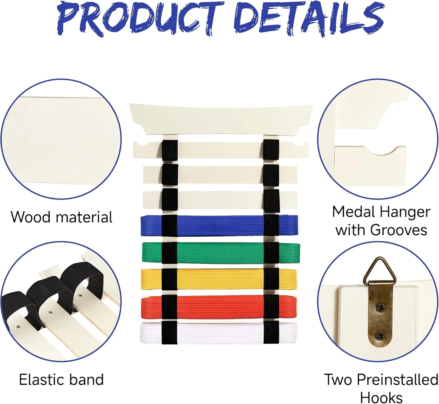 استند نمایش کمربند کاراته با 8 جایگاه، نگهدارنده کمربند تکواندو بامبو با آویز مدال و استیکر، سازمان دهنده کمربند کاراته برای کودکان، بزرگسالان، مربیان و علاقه مندان تکواندو (بدون کمربند) استند نمایش کمربند کاراته با 8 جایگاه، نگهدارنده کمربند تکواندو بامبو با آویز مدال و استیکر، سازمان دهنده کمربند کاراته برای کودکان، بزرگسالان، مربیان و علاقه مندان تکواندو (بدون کمربند)