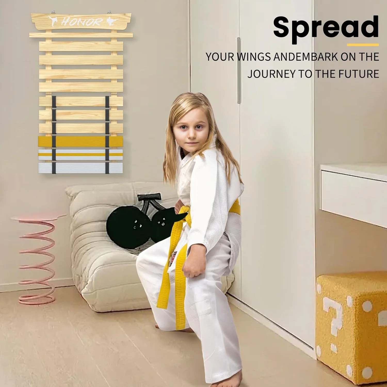 استند نمایش کمربند کاراته با ظرفیت ۱۰ کمربند، استند چوبی کمربند تکواندو بدون نیاز به مونتاژ، هدیه کاراته برای کودکان و بزرگسالان، رنگ طبیعی استند نمایش کمربند کاراته با ظرفیت ۱۰ کمربند، استند چوبی کمربند تکواندو بدون نیاز به مونتاژ، هدیه کاراته برای کودکان و بزرگسالان، رنگ طبیعی