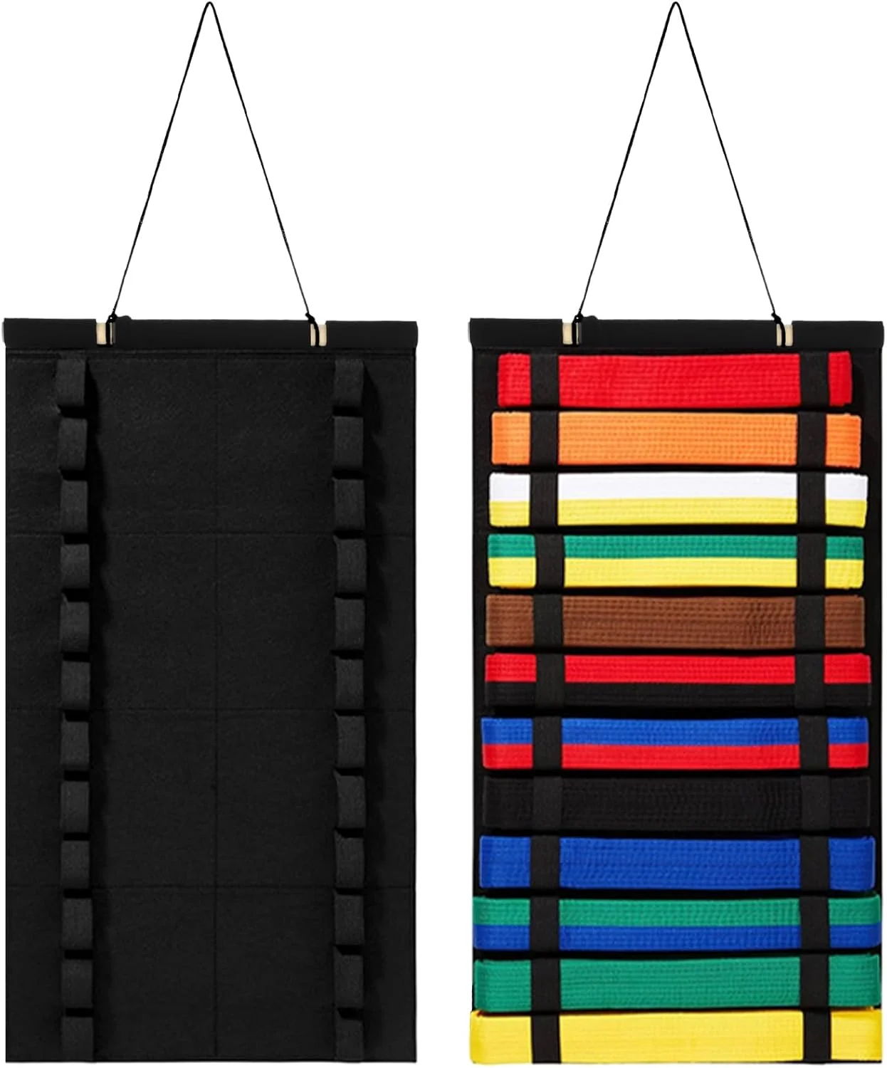 SHUESS 2 عدد نگهدارنده کمربند هنرهای رزمی SHUESS 2 عدد نگهدارنده کمربند هنرهای رزمی