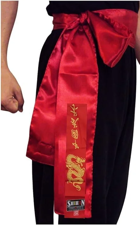 کمربند کونگ فو قرمز طرح اژدهای طلایی ساتن 300 سانتی متر مناسب مردان/زنان شائولین، کمربند کونگ فو ووشو هنرهای رزمی کاراته تکواندو کمربند برای لباس فرم وینگ چون کمربند کونگ فو قرمز طرح اژدهای طلایی ساتن 300 سانتی متر مناسب مردان/زنان شائولین، کمربند کونگ فو ووشو هنرهای رزمی کاراته تکواندو کمربند برای لباس فرم وینگ چون