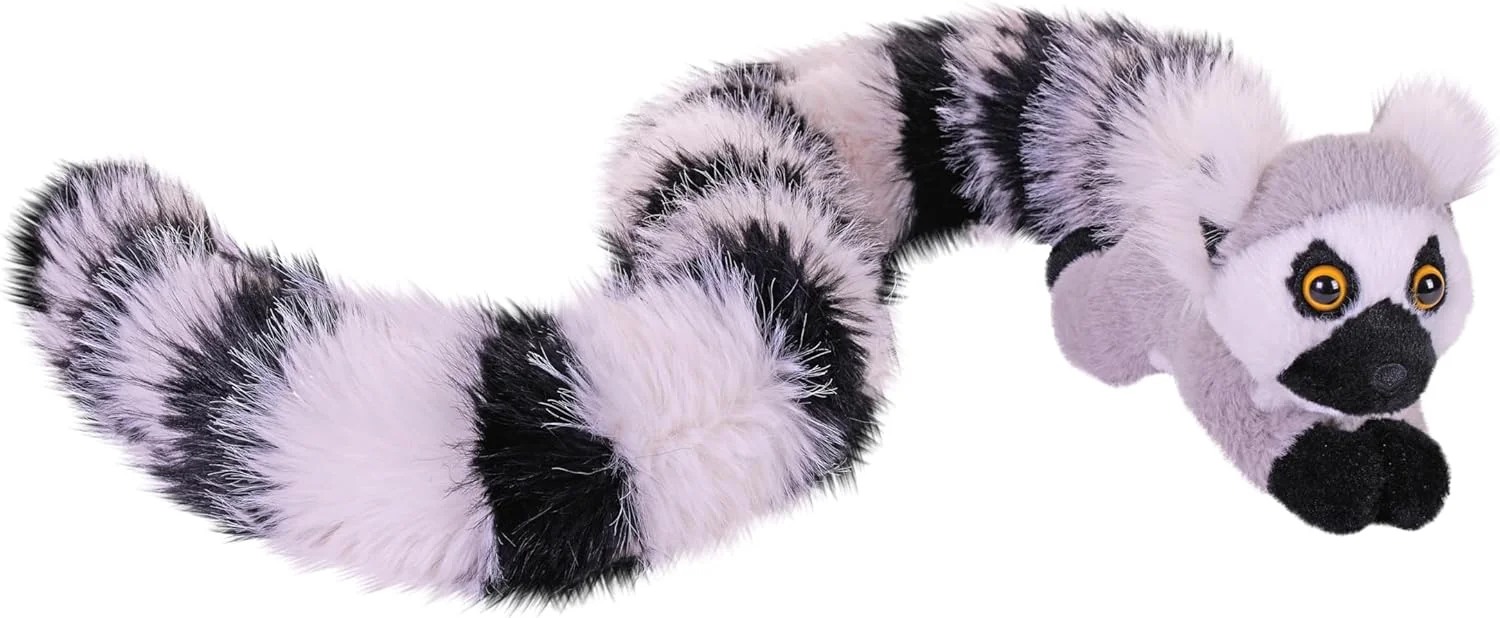 میمون دم حلقه ای Wild Republic، حیوان عروسکی، 40 اینچ، اسباب بازی پولیشی، پر شده با الیاف بازیافتی از بطری های آب میمون دم حلقه ای Wild Republic، حیوان عروسکی، 40 اینچ، اسباب بازی پولیشی، پر شده با الیاف بازیافتی از بطری های آب