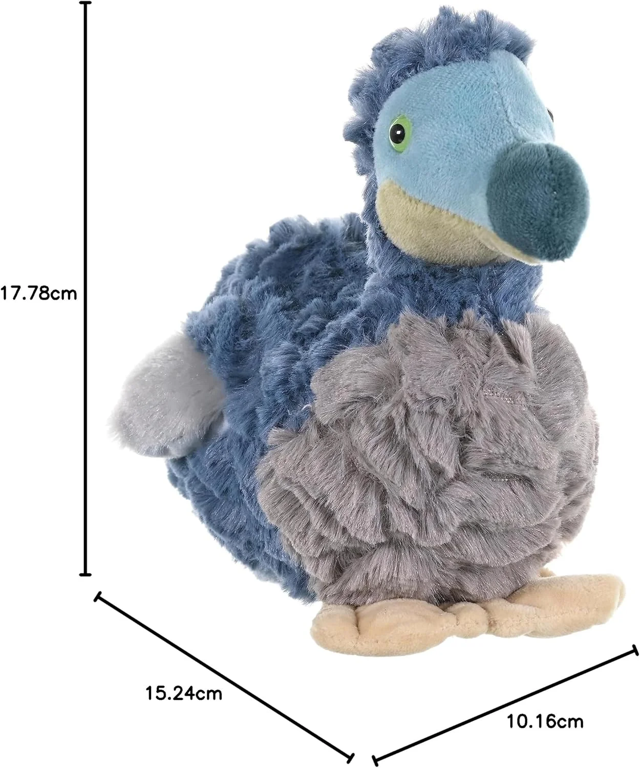 عروسک پولیشی دودو وایلد ریپابلیک، حیوان عروسکی، اسباب بازی پولیشی، هدیه برای کودکان، کالکشن Cuddlekins، 8 اینچ