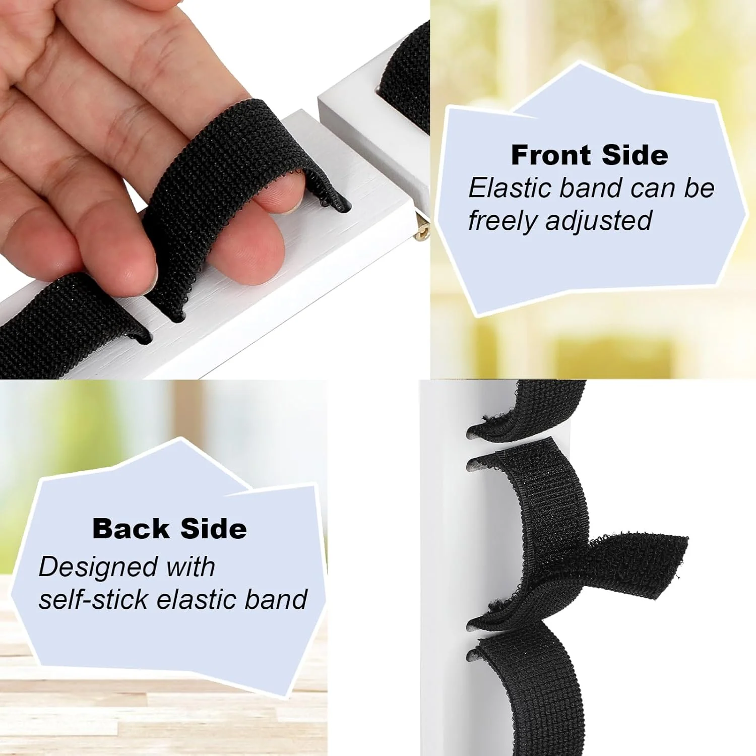 OGANAZI استند نمایش کمربند کاراته، از جنس بامبو و نمد، مناسب هنرهای رزمی تکواندو، سفید OGANAZI استند نمایش کمربند کاراته، از جنس بامبو و نمد، مناسب هنرهای رزمی تکواندو، سفید