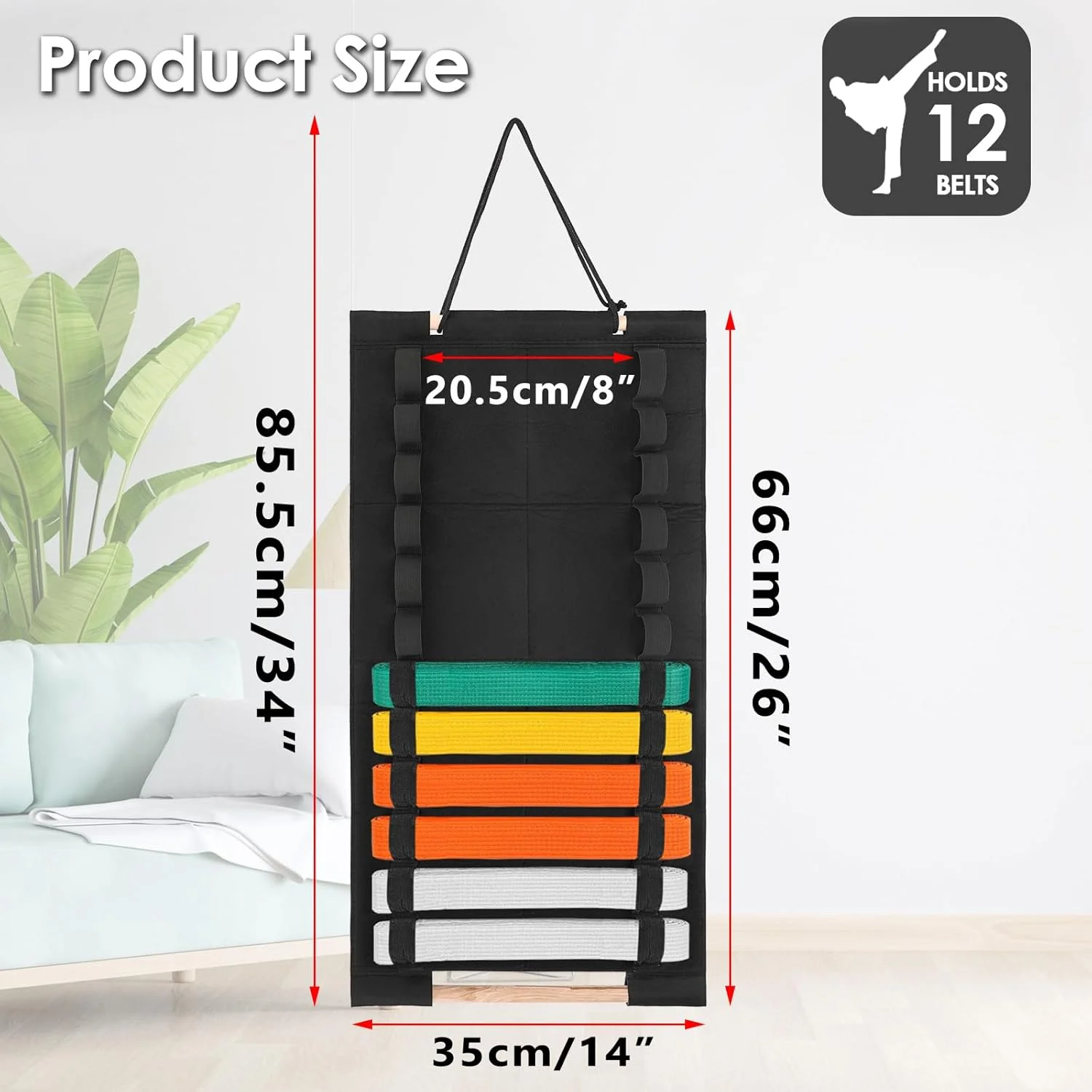 نگهدارنده کمربند هنرهای رزمی - سازمان دهنده 12 کمربند هنرهای رزمی، آویز نگهدارنده کمربند برای هنرجویان هنرهای رزمی نگهدارنده کمربند هنرهای رزمی - سازمان دهنده 12 کمربند هنرهای رزمی، آویز نگهدارنده کمربند برای هنرجویان هنرهای رزمی