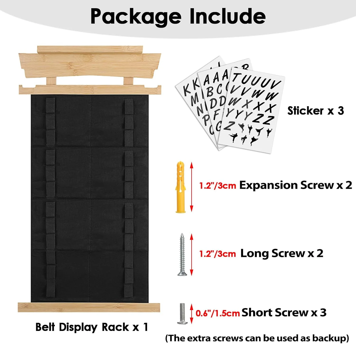 نگهدارنده کمربند کاراته OGANAZI با استیکرهای شخصیسازی شده، نگهدارنده کمربند تکواندو با قفسه جایزه بامبو، نگهدارنده کمربند هنرهای رزمی نمدی برای تکواندو، کاراته، هدایای BJJ نگهدارنده کمربند کاراته OGANAZI با استیکرهای شخصیسازی شده، نگهدارنده کمربند تکواندو با قفسه جایزه بامبو، نگهدارنده کمربند هنرهای رزمی نمدی برای تکواندو، کاراته، هدایای BJJ