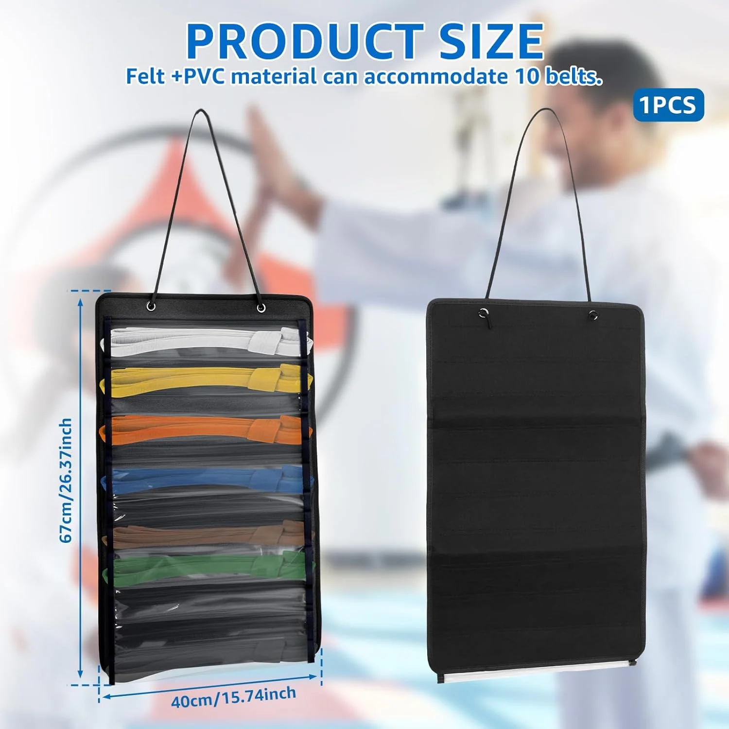 نگهدارنده کمربند هنرهای رزمی با ظرفیت 10 کمربند، آویز دیواری برای کمربند کاراته، سازمان دهنده تجهیزات هنرهای رزمی برای کاراته و تکواندو نگهدارنده کمربند هنرهای رزمی با ظرفیت 10 کمربند، آویز دیواری برای کمربند کاراته، سازمان دهنده تجهیزات هنرهای رزمی برای کاراته و تکواندو