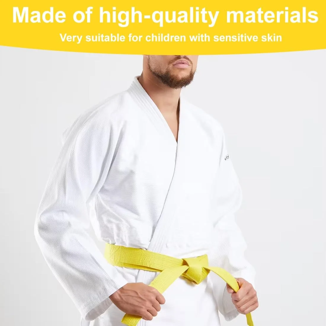کمربند هنرهای رزمی میرکوزی، طول ۱۸۰ سانتی متر، مناسب جودو، تکواندو، کاراته کودکان، ساخته شده از پارچه ضخیم، کمربند حرفه ای آیکیدو کمربند هنرهای رزمی میرکوزی، طول ۱۸۰ سانتی متر، مناسب جودو، تکواندو، کاراته کودکان، ساخته شده از پارچه ضخیم، کمربند حرفه ای آیکیدو