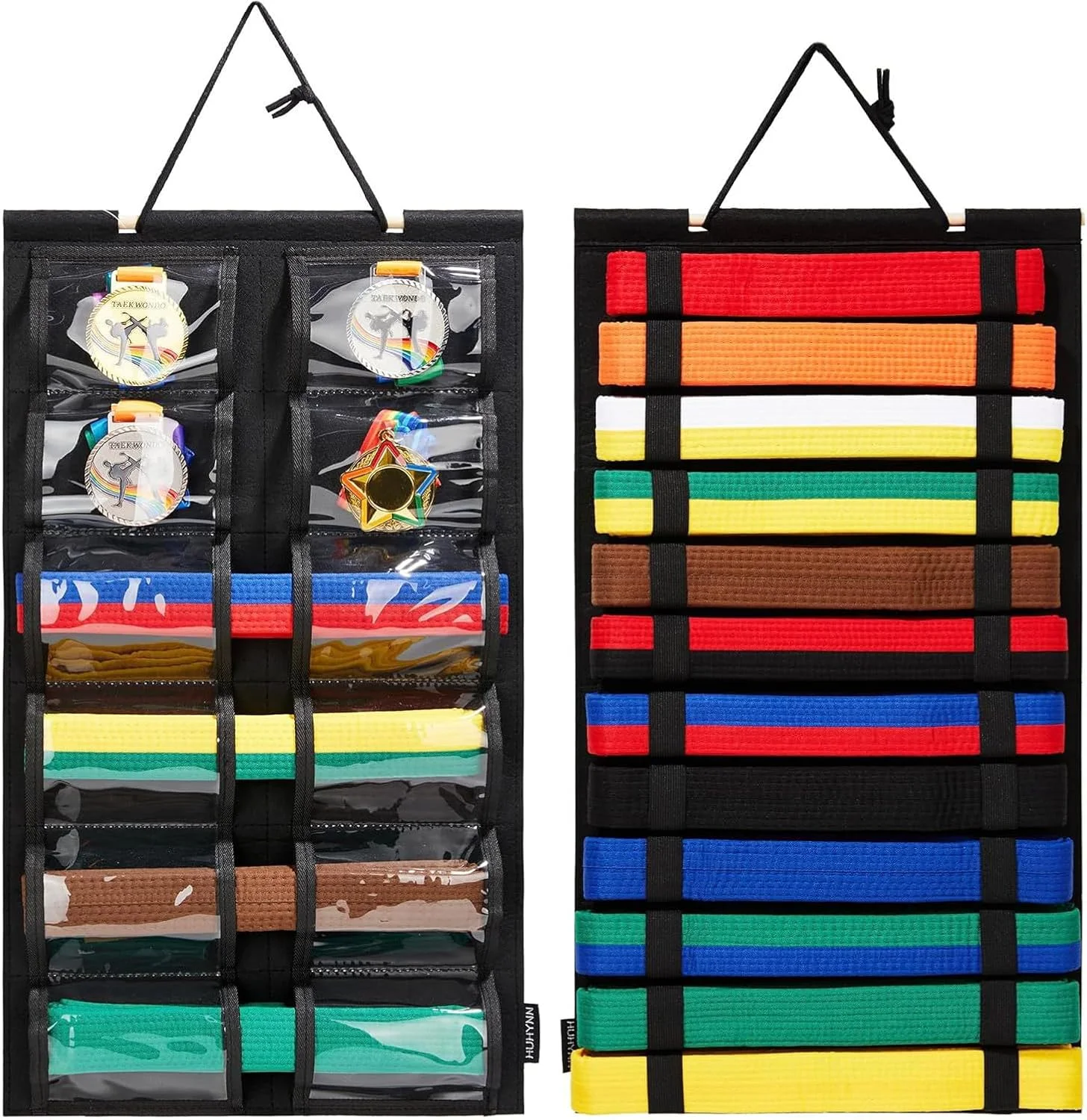 نگهدارنده کمربند هنرهای رزمی 2 عددی، نگهدارنده قابل حمل کمربند کاراته با نگهدارنده مدال، نگهدارنده مدال کمربند تکواندو برای هنرجویان هنرهای رزمی (مدال ها و کمربند تکواندو شامل نمی شود) نگهدارنده کمربند هنرهای رزمی 2 عددی، نگهدارنده قابل حمل کمربند کاراته با نگهدارنده مدال، نگهدارنده مدال کمربند تکواندو برای هنرجویان هنرهای رزمی (مدال ها و کمربند تکواندو شامل نمی شود)