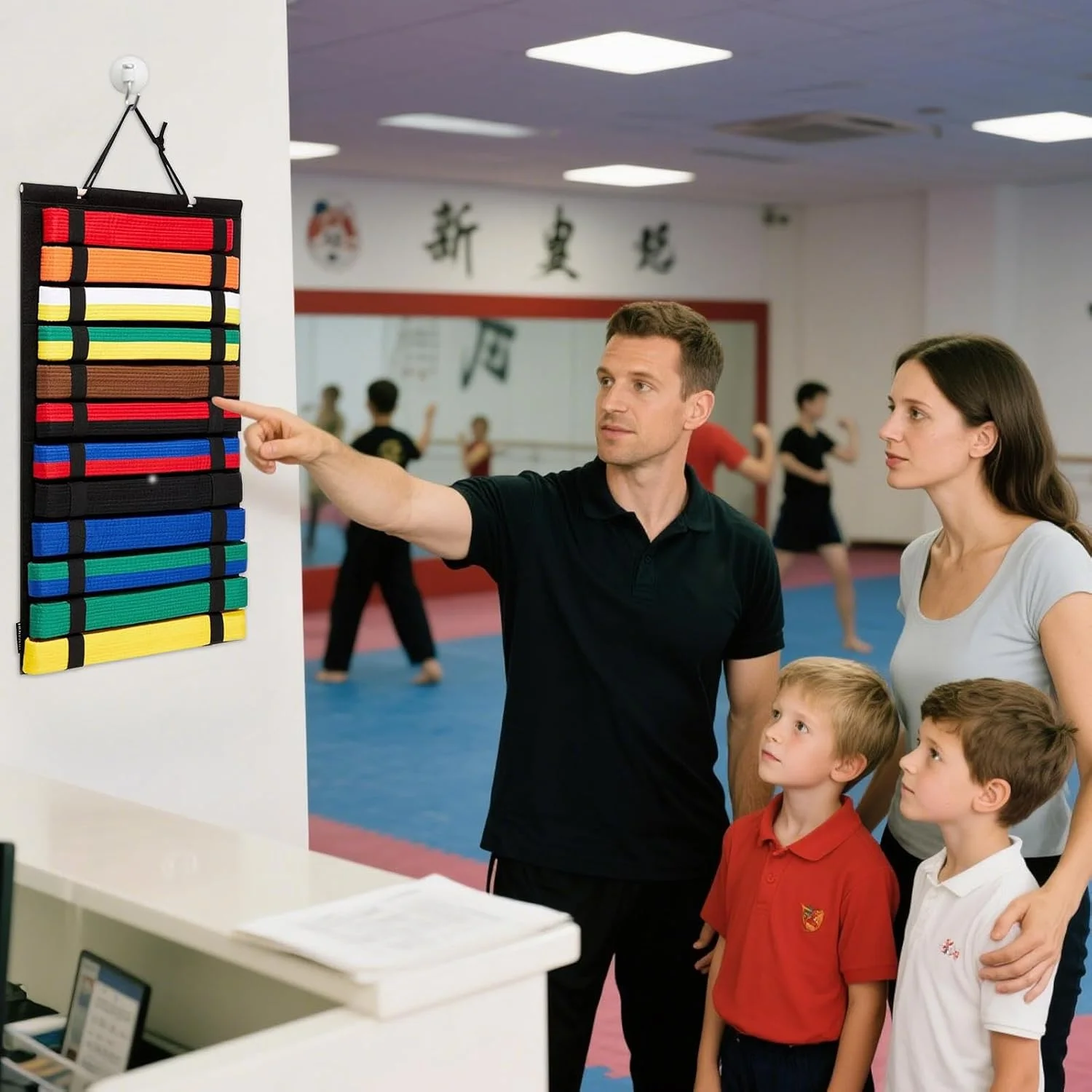 نگهدارنده کمربند هنرهای رزمی | نگهدارنده دیواری نمدی برای کمربند جوجوتسو | صرفه جویی در فضا، لوازم هنرهای رزمی برای اتاق نشیمن نگهدارنده کمربند هنرهای رزمی | نگهدارنده دیواری نمدی برای کمربند جوجوتسو | صرفه جویی در فضا، لوازم هنرهای رزمی برای اتاق نشیمن