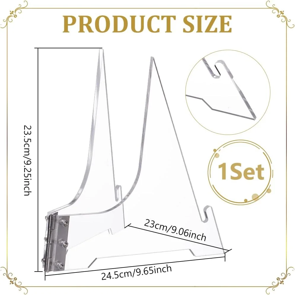 پایه نمایش کمربند اکریلیک UNICRAFTALE، پایه تاشو کمربند، نگهدارنده سگک کمربند برای ورزش، فوتبال، بوکس، کشتی، جوایز شرکتی