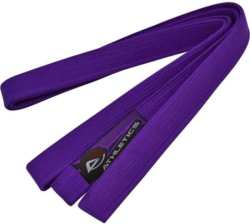 کمربند هنرهای رزمی Athletics Gear AG، 100% پنبه با دوخت چندگانه برای BJJ، جودو، تکواندو و کاراته