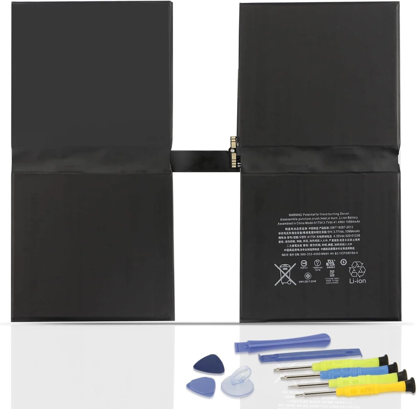 باتری تبلت 3.77 ولت A1754 سازگار با اپل آیپد پرو 12.9 نسل دوم 2 A1670 A1671 2017 EMC 3149 3150 WiFi MQEE2LL/A MQDC2LL/A MP6H2LL/A MPL02LL/A MQDA2LL/A MP6G2LL/A MPKY2LL/A