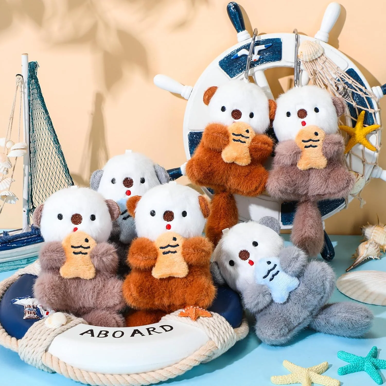 ست ۹ عددی جاکلیدی حیوانات مینیاتوری پولیشی – اسباب بازی های نرم و ناز ۴ اینچی، ایده آل برای آویز کوله پشتی، هدیه تولد، هدیه کودکان، دکوراسیون منزل، سمور دریایی ناز و موارد دیگر ست ۹ عددی جاکلیدی حیوانات مینیاتوری پولیشی – اسباب بازی های نرم و ناز ۴ اینچی، ایده آل برای آویز کوله پشتی، هدیه تولد، هدیه کودکان، دکوراسیون منزل، سمور دریایی ناز و موارد دیگر