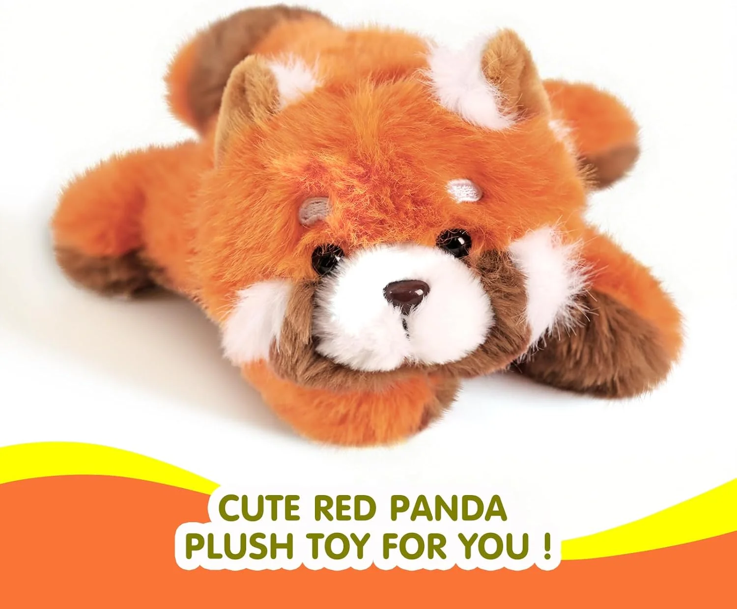 عروسک پولیشی پاندا قرمز PEACH CAT، 18 سانتی متر، عروسک های نرم و ناز، هدیه ای برای کودکان عروسک پولیشی پاندا قرمز PEACH CAT، 18 سانتی متر، عروسک های نرم و ناز، هدیه ای برای کودکان