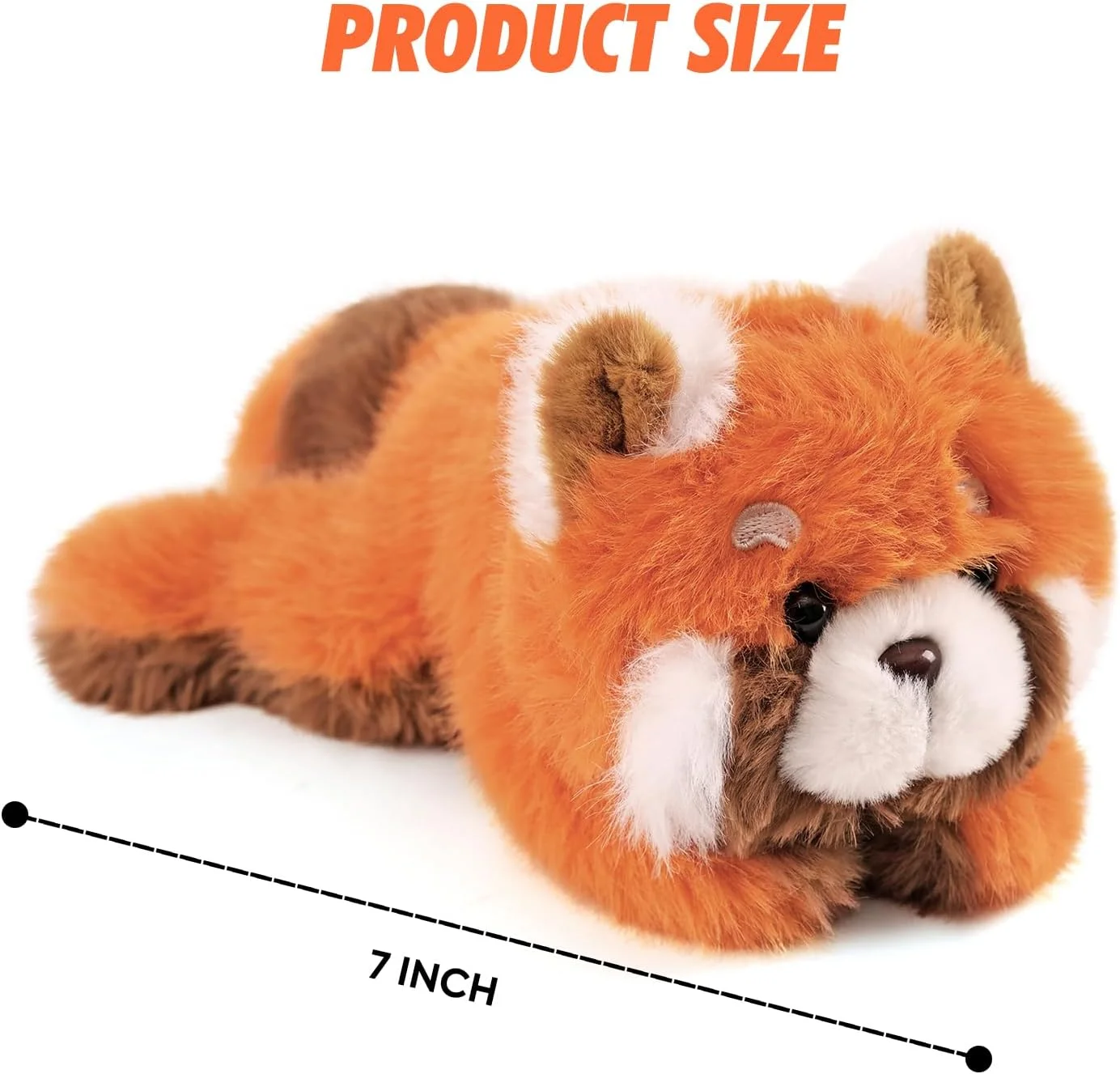 عروسک پولیشی پاندا قرمز PEACH CAT، 18 سانتی متر، عروسک های نرم و ناز، هدیه ای برای کودکان عروسک پولیشی پاندا قرمز PEACH CAT، 18 سانتی متر، عروسک های نرم و ناز، هدیه ای برای کودکان