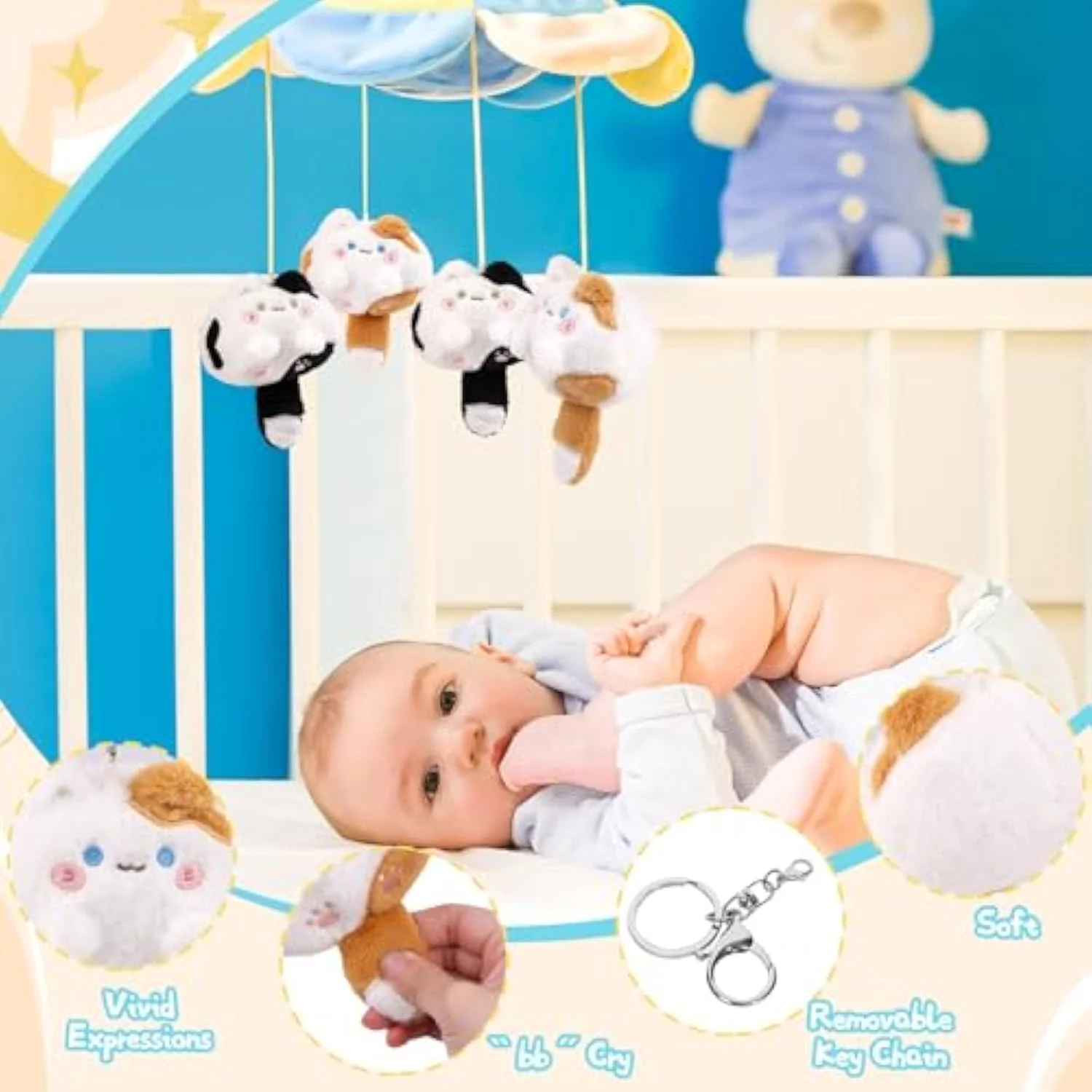 NALACAL جاکلیدی پولیشی 2 عددی، حیوانات عروسکی، اسباب بازی های پولیشی گربه کوچک بامزه با دم BB دار، زوج ها، جاکلیدی های دوست صمیمی، مناسب برای دختران و پسران، کارمندان، کلکسیونرها، برای مهمانی NALACAL جاکلیدی پولیشی 2 عددی، حیوانات عروسکی، اسباب بازی های پولیشی گربه کوچک بامزه با دم BB دار، زوج ها، جاکلیدی های دوست صمیمی، مناسب برای دختران و پسران، کارمندان، کلکسیونرها، برای مهمانی