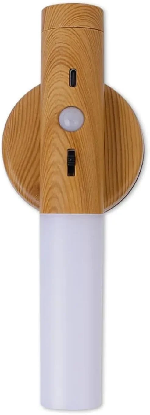 چراغ هوشمند LED با حسگر حرکتی، 3 حالت نوردهی، چراغ قوه دستی قابل حمل، پایه مغناطیسی، قابل نصب روی دیوار، شارژ USB-C، مناسب برای راهرو، اتاق خواب، اتاق کودک، سرویس بهداشتی، راه پله و کریدور