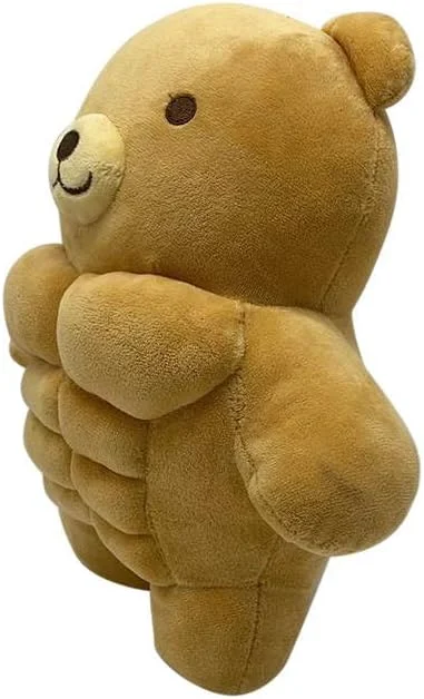 عروسک خرس عضلانی و بامزه 30 سانتی متری عروسک خرس عضلانی و بامزه 30 سانتی متری