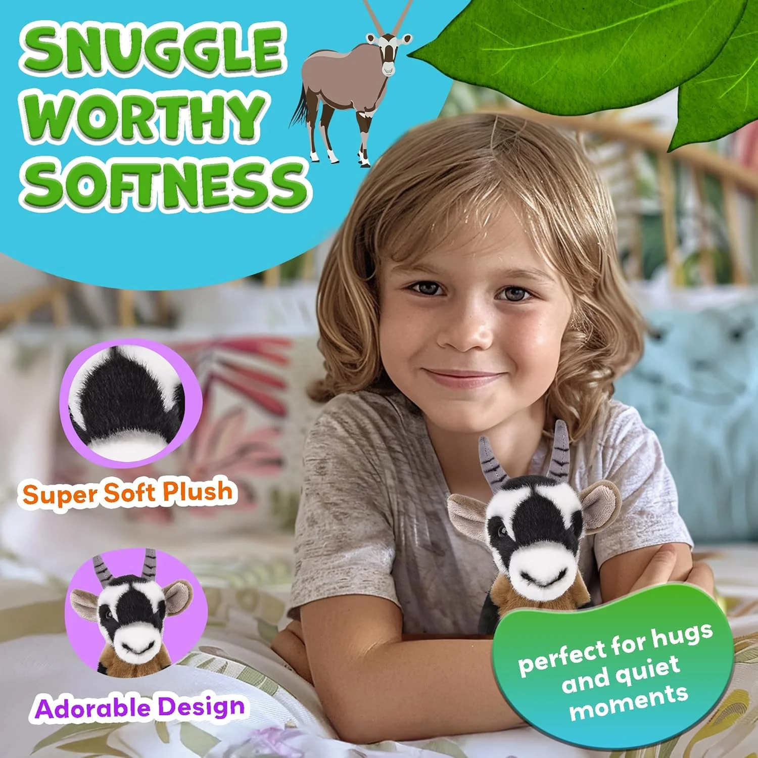 حیوان عروسکی جنگل و دوازدهم 7 تا 8 اینچی، اسباب بازی پولیشی نرم، حیوان عروسکی زیبا برای پسران و دختران، حیوانات عروسکی کوچک با ظاهر واقعی، دکوراسیون اتاق کودک (7 اینچ Oryx) حیوان عروسکی جنگل و دوازدهم 7 تا 8 اینچی، اسباب بازی پولیشی نرم، حیوان عروسکی زیبا برای پسران و دختران، حیوانات عروسکی کوچک با ظاهر واقعی، دکوراسیون اتاق کودک (7 اینچ Oryx)