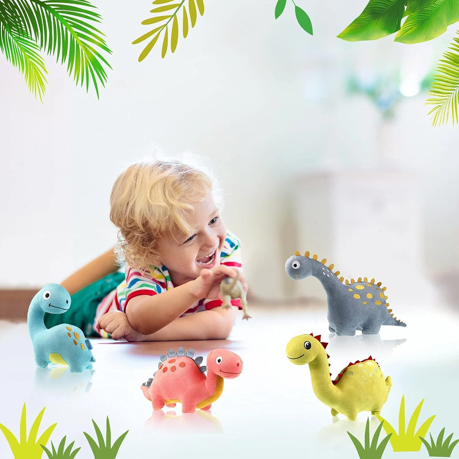 ست اسباب بازی پولیشی دایناسور کوچک و کیف تخم مرغ، حیوانات عروسکی زیبا برای تزئینات جشن تولد ست اسباب بازی پولیشی دایناسور کوچک و کیف تخم مرغ، حیوانات عروسکی زیبا برای تزئینات جشن تولد