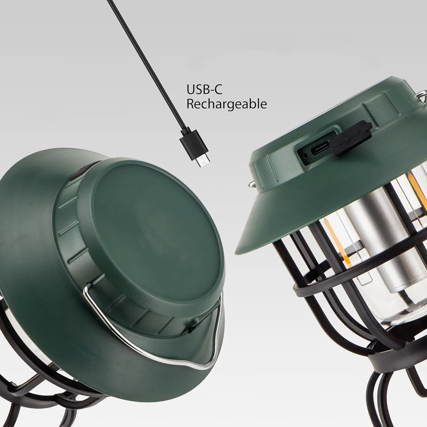 چراغ کمپینگ LED مدل ORCHID M®، چراغ قابل تنظیم نور، قابل شارژ، مقاوم در برابر آب IPX4، چراغ اضطراری قابل حمل برای کمپینگ، خانه، قطع برق، طوفان، پیاده روی