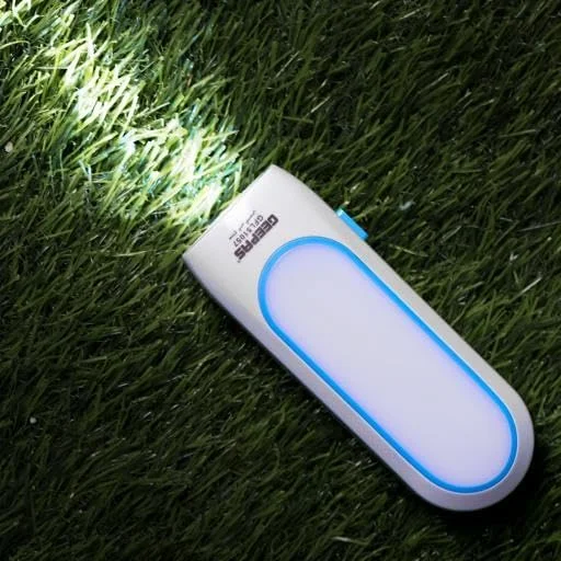 چراغ قوه LED شارژی Geepas مدل GFL51057 | ایده آل برای استفاده در داخل و خارج از منزل، 3.5 ساعت کار مداوم | چراغ قوه 2 در 1 با نور جانبی و نور جلو با باتری اسیدی
