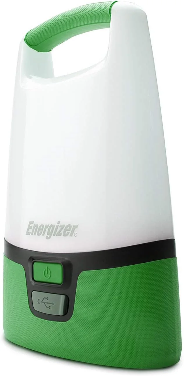 چراغ فانوسی شارژی ال ای دی Energizer Vision 360، مقاوم در برابر آب، 1200 لومن، دارای پورت USB برای شارژ دستگاه های دیگر، شامل کابل شارژ