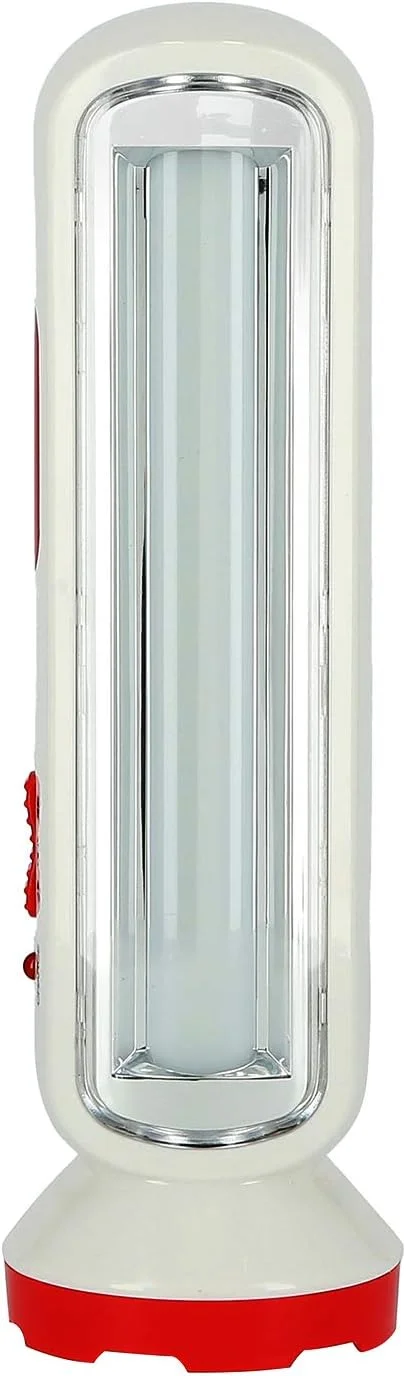 چراغ قوه LED شارژی 3 وات جیپاس مدل GFL4663 به همراه چراغ اضطراری 8 وات، بدنه پلاستیکی