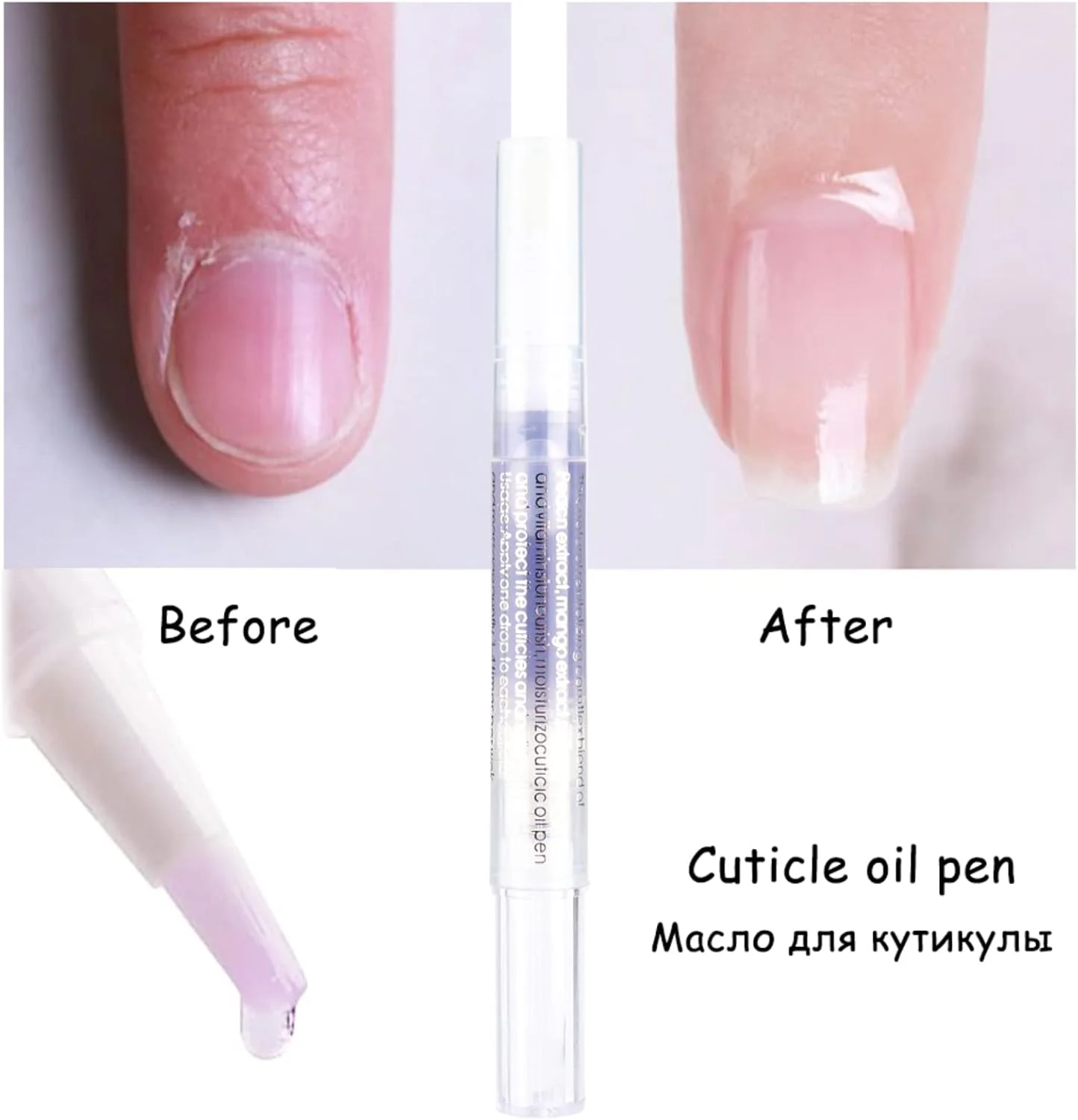 روغن کوتیکول ناخن Rosarden Nextuyere برای مراقبت از ناخن، 8 عدد قلم روغن ناخن با مواد طبیعی، قلم احیا کننده، درمان مانیکور و پدیکور