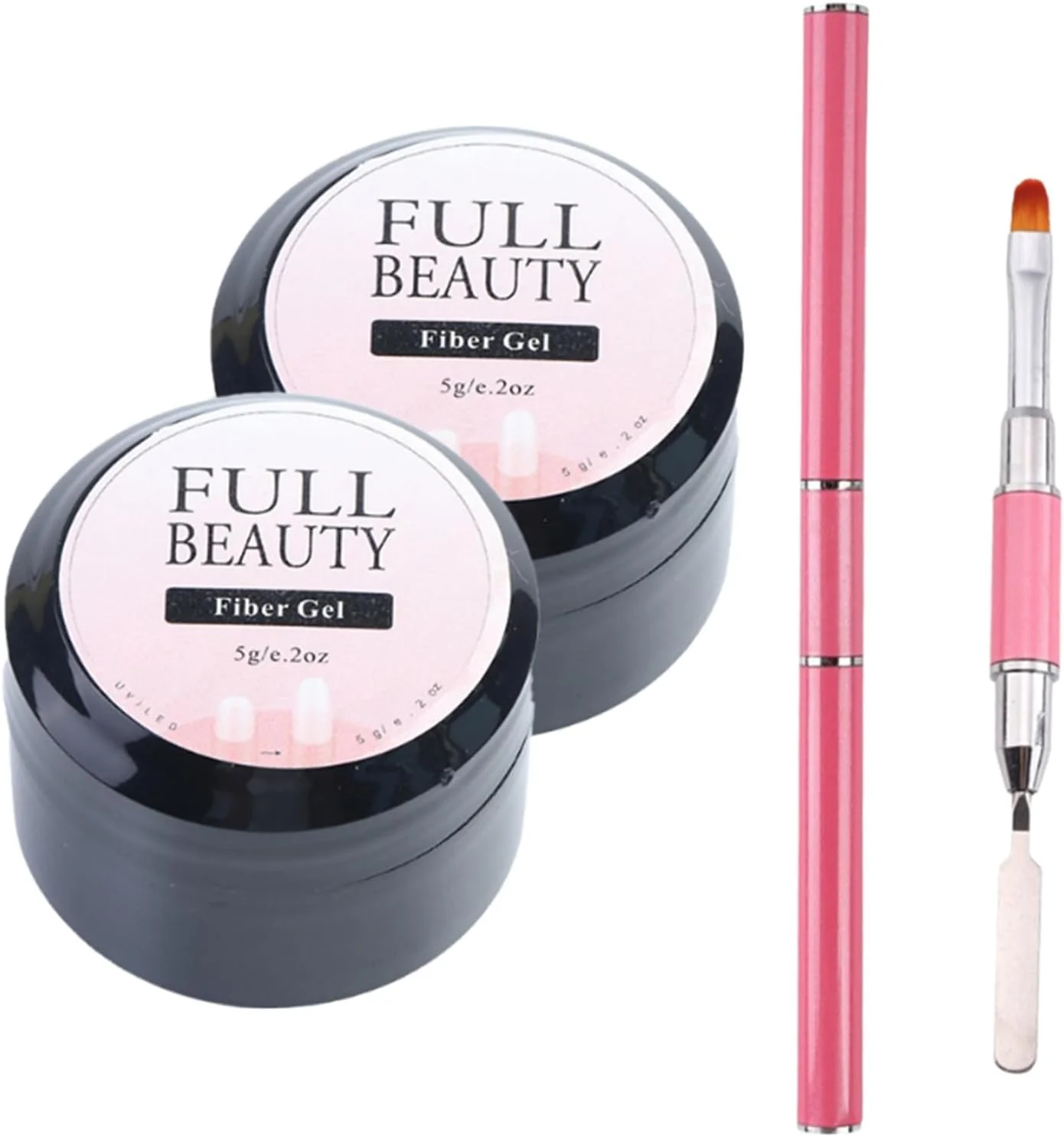 کیت ژل محافظ ترمیم ناخن | تقویت کننده برای ناخن های شکسته و ضعیف | شامل برس دو طرفه | ماندگاری طولانی 5 گرم | لوازم مانیکور