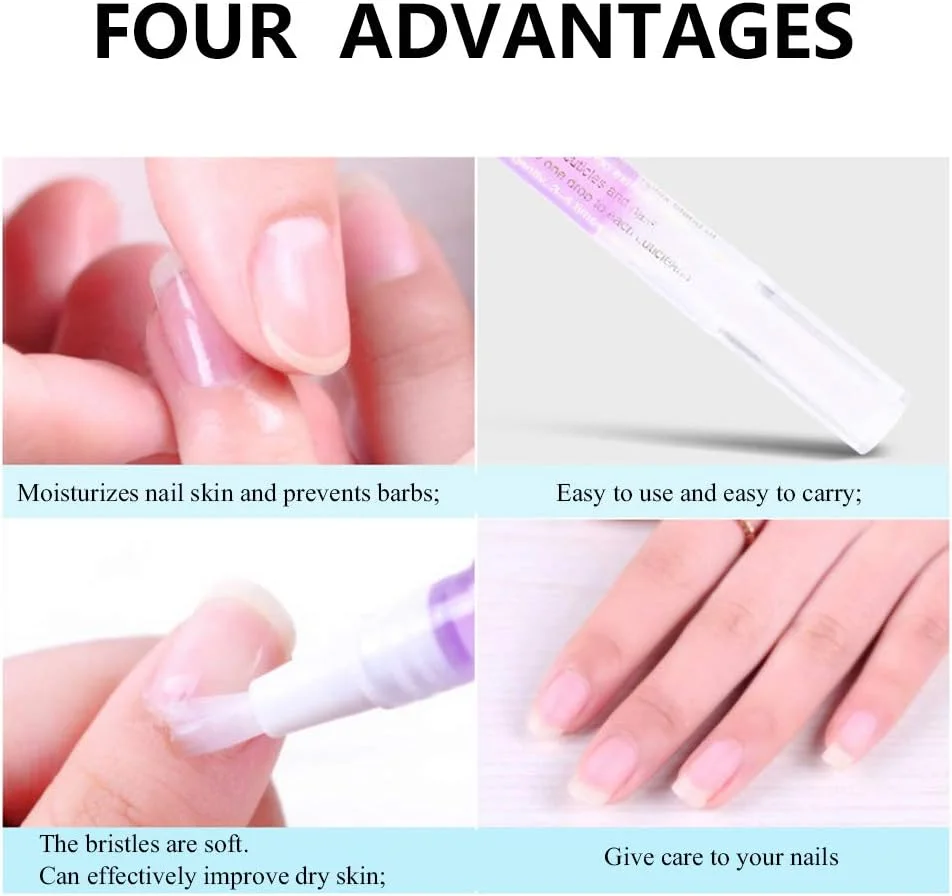 مجموعه 15 عددی قلم روغن کوتیکول برای محصولات مراقبت از ناخن، درمان آویزان شدن پوست اطراف ناخن، سرم ترمیم ناخن های آسیب دیده، کرم تقویت کننده و مرطوب کننده، روغن ویتامین E برای تقویت ناخن، اسانس اسطوخودوس