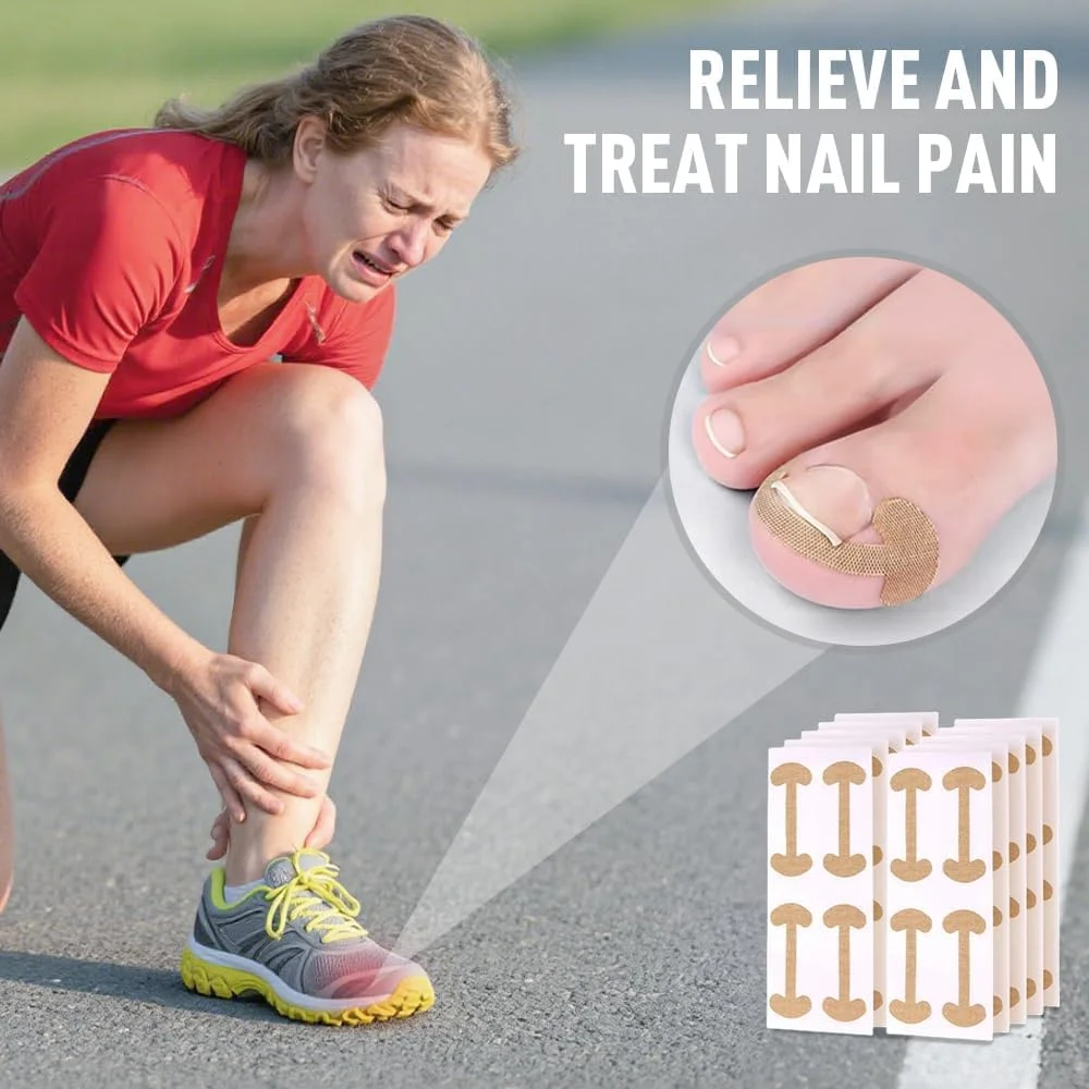 مجموعه اصلاح کننده ناخن پا فرورفته PINKE، با نوارهای تنفسی ناخن پا فرورفته، پد اصلاح کننده ناخن های منحنی، سوهان بدون درد و ابزارهای پدیکور بالابر برای اصلاح ناخن پا مردانه و زنانه