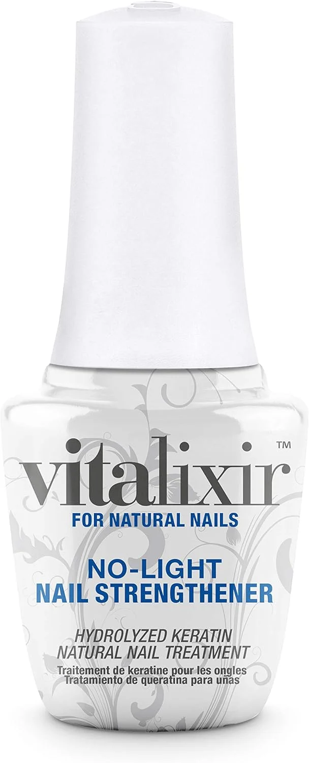 لاک تقویت کننده ناخن ژلیش MINI Vitalixir بدون نیاز به نور، تقویت کننده ناخن، کراتین برای ناخن برای ماندگاری طولانی و سلامت، 9 میلی لیتر لاک تقویت کننده ناخن ژلیش MINI Vitalixir بدون نیاز به نور، تقویت کننده ناخن، کراتین برای ناخن برای ماندگاری طولانی و سلامت، 9 میلی لیتر