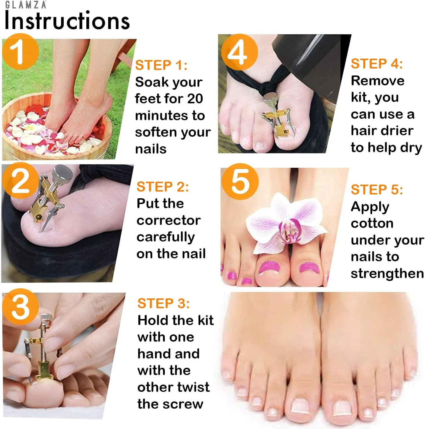 ابزار اصلاح ناخن پا فرورفته گلمزا برای درمان ایمن و موثر ابزار اصلاح ناخن پا فرورفته گلمزا برای درمان ایمن و موثر