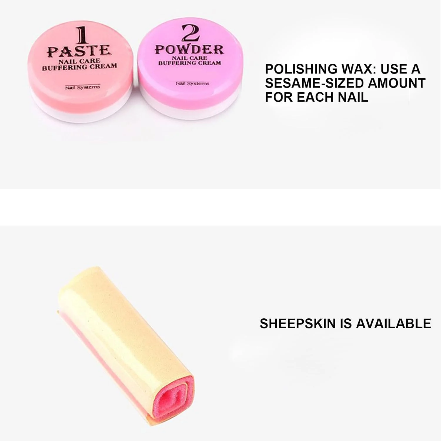 بافر و براق کننده ناخن - تقویت کننده مانیکور - ابزارهای مراقبت از کرم بافر پولیش ناخن برای تقویت مانیکور خانگی سالن زنانه بافر و براق کننده ناخن - تقویت کننده مانیکور - ابزارهای مراقبت از کرم بافر پولیش ناخن برای تقویت مانیکور خانگی سالن زنانه