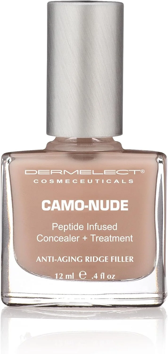 درملکت کانسیلر + درمان Camo-Nude - لایه پایه مراقبت از ناخن با پپتیدهای پروتئین کراتین، بیوتین، تقویت کننده، صاف کننده و پوشاننده برای ناخن های دارای شیار، زرد شده و شکافته 12 میلی لیتر درملکت کانسیلر + درمان Camo-Nude - لایه پایه مراقبت از ناخن با پپتیدهای پروتئین کراتین، بیوتین، تقویت کننده، صاف کننده و پوشاننده برای ناخن های دارای شیار، زرد شده و شکافته 12 میلی لیتر