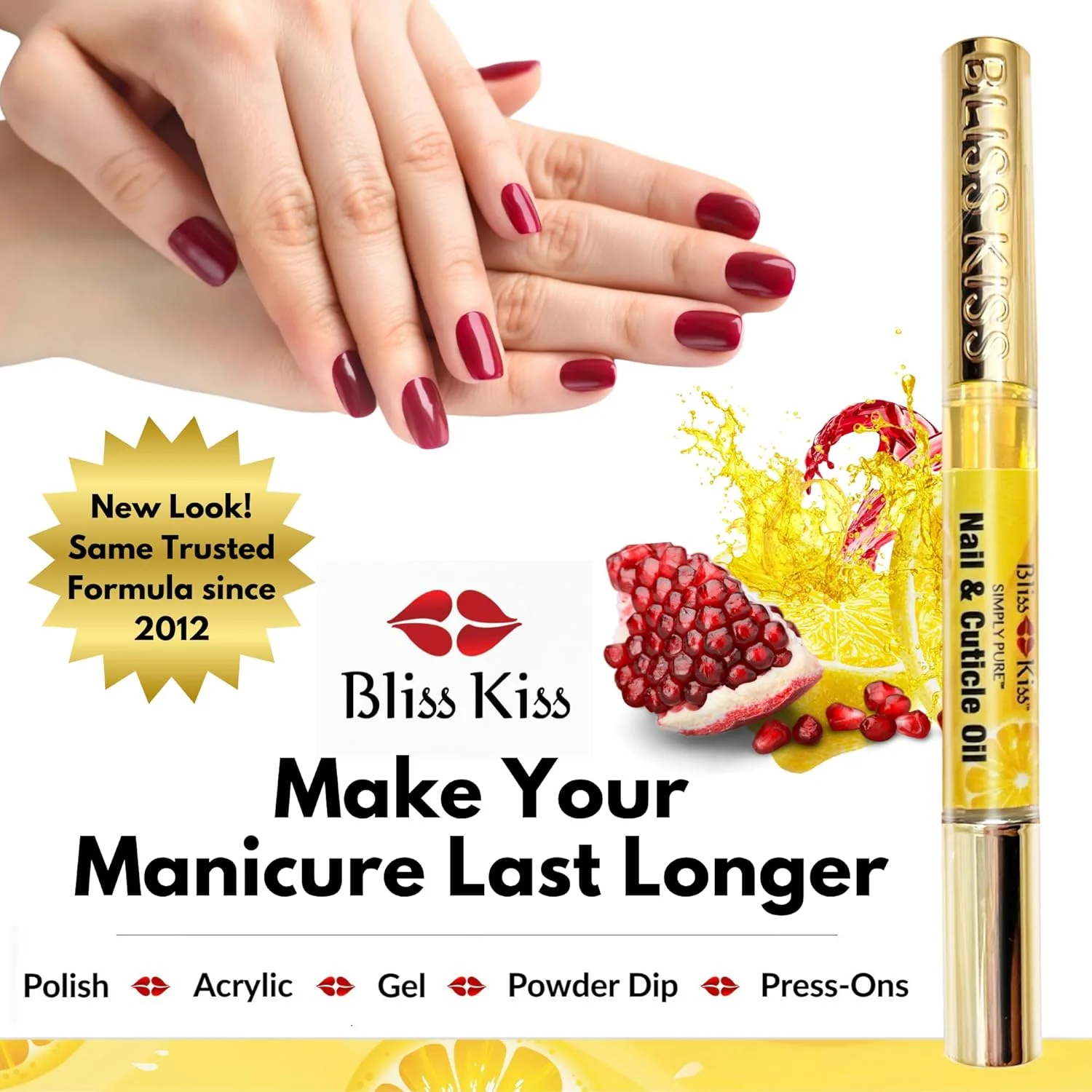 مجموعه آغازین روغن کوتیکول و ناخن Bliss Kiss Simply Pure | شامل 4 عدد قلم 2 میلی لیتری | رایحه با طراوت مجموعه آغازین روغن کوتیکول و ناخن Bliss Kiss Simply Pure | شامل 4 عدد قلم 2 میلی لیتری | رایحه با طراوت