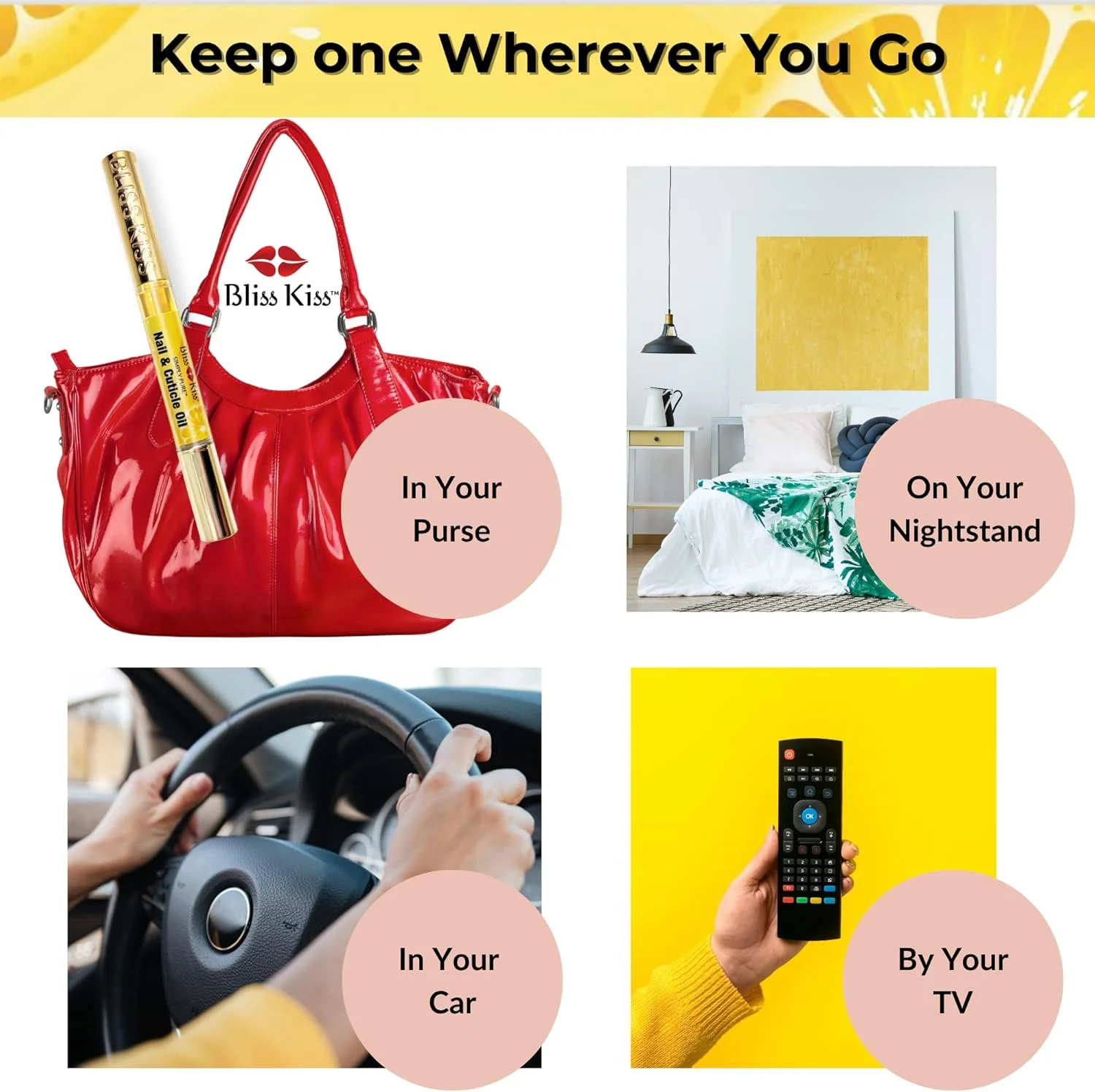 مجموعه آغازین روغن کوتیکول و ناخن Bliss Kiss Simply Pure | شامل 4 عدد قلم 2 میلی لیتری | رایحه با طراوت مجموعه آغازین روغن کوتیکول و ناخن Bliss Kiss Simply Pure | شامل 4 عدد قلم 2 میلی لیتری | رایحه با طراوت