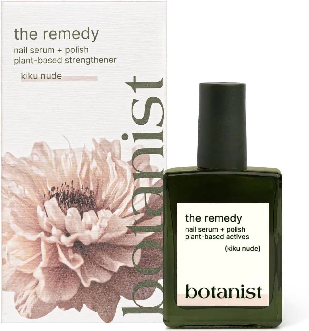 لاک تقویت کننده ناخن Botanist The Remedy | ترمیم و سخت کردن ناخن های آسیب دیده ناشی از کاشت، دیپ و ژلیش | غیر سمی، 84% گیاهی، 21-Free و وگان (Nude) لاک تقویت کننده ناخن Botanist The Remedy | ترمیم و سخت کردن ناخن های آسیب دیده ناشی از کاشت، دیپ و ژلیش | غیر سمی، 84% گیاهی، 21-Free و وگان (Nude)