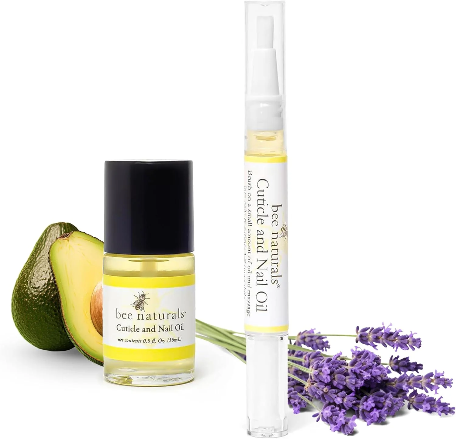 کیت روغن ناخن و کوتیکول Bee Naturals - تقویت کننده مغذی ناخن با ویتامین E، روغن زیتون و آووکادو - رایحه اسطوخودوس لیمو و درخت چای - اپلیکاتور قلمی آسان برای ناخن های سالم و احیا شده کیت روغن ناخن و کوتیکول Bee Naturals - تقویت کننده مغذی ناخن با ویتامین E، روغن زیتون و آووکادو - رایحه اسطوخودوس لیمو و درخت چای - اپلیکاتور قلمی آسان برای ناخن های سالم و احیا شده