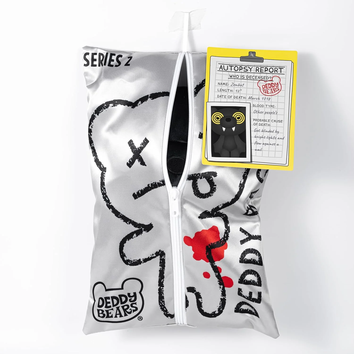 عروسک خرس ددی مدل زومبت در کیسه مخصوص - عروسک پولیشی 30 سانتی متری مناسب سفر، هدیه، زمان خواب برای کودکان، نوجوانان و بزرگسالان عروسک خرس ددی مدل زومبت در کیسه مخصوص - عروسک پولیشی 30 سانتی متری مناسب سفر، هدیه، زمان خواب برای کودکان، نوجوانان و بزرگسالان