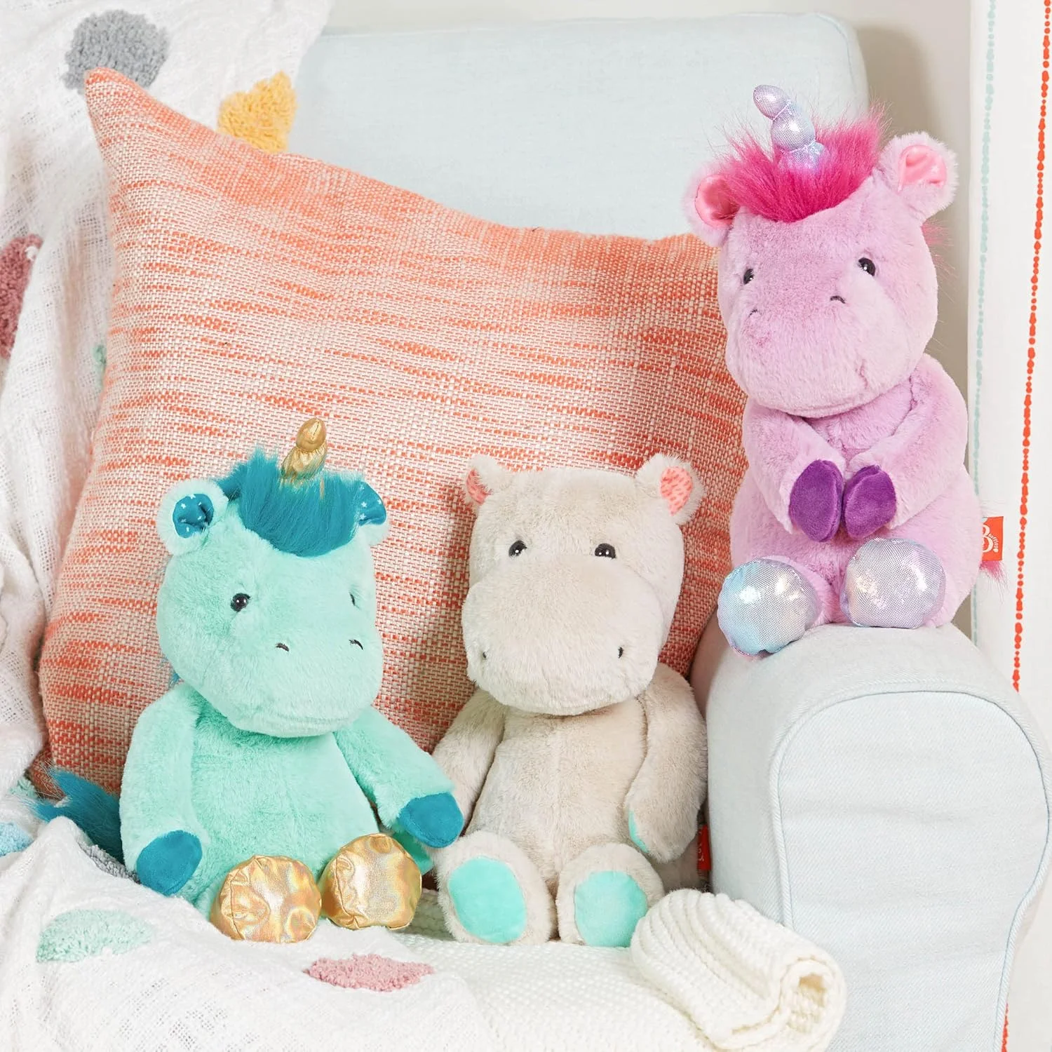 اسباب بازی پولیشی کرگدن خاکستری B. toys Battat Softies 62243469495 - حیوان عروسکی - کرگدن نرم و خاکستری قابل شستشو برای نوزاد، کودک نوپا، بچه ها - Happyhues - Gerry Grey - 0 ماه + اسباب بازی پولیشی کرگدن خاکستری B. toys Battat Softies 62243469495 - حیوان عروسکی - کرگدن نرم و خاکستری قابل شستشو برای نوزاد، کودک نوپا، بچه ها - Happyhues - Gerry Grey - 0 ماه +