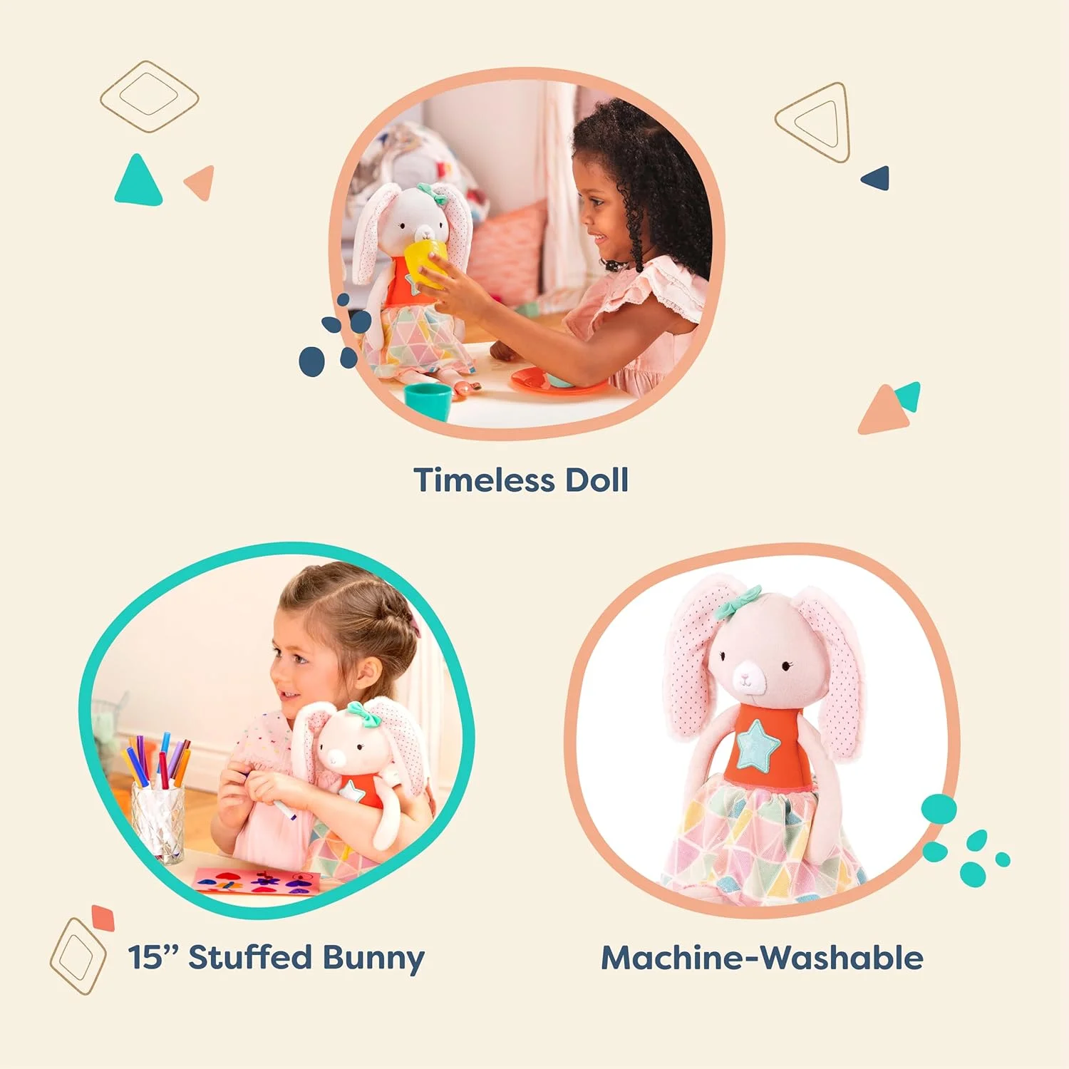 عروسک خرگوش پولیشی 38 سانتی متری B. toys- B. softies - حیوان نرم و پر شده برای نوزاد، کودک نوپا - لباس نارنجی و پاستلی - خرگوش قابل شستشو - پاهای ظریف - بکی بانی - 0 ماه + عروسک خرگوش پولیشی 38 سانتی متری B. toys- B. softies - حیوان نرم و پر شده برای نوزاد، کودک نوپا - لباس نارنجی و پاستلی - خرگوش قابل شستشو - پاهای ظریف - بکی بانی - 0 ماه +