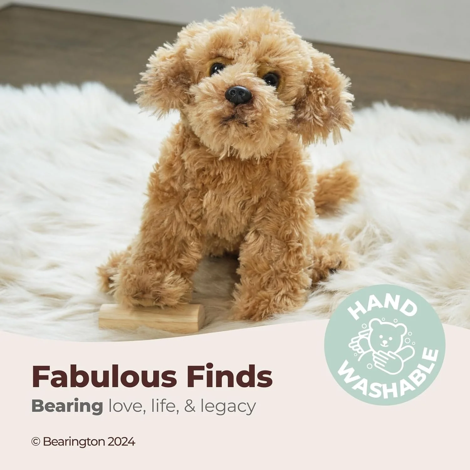 عروسک سگ لابرادودل پولیشی دادلز از مجموعه برینگتون، 33 سانتی متر