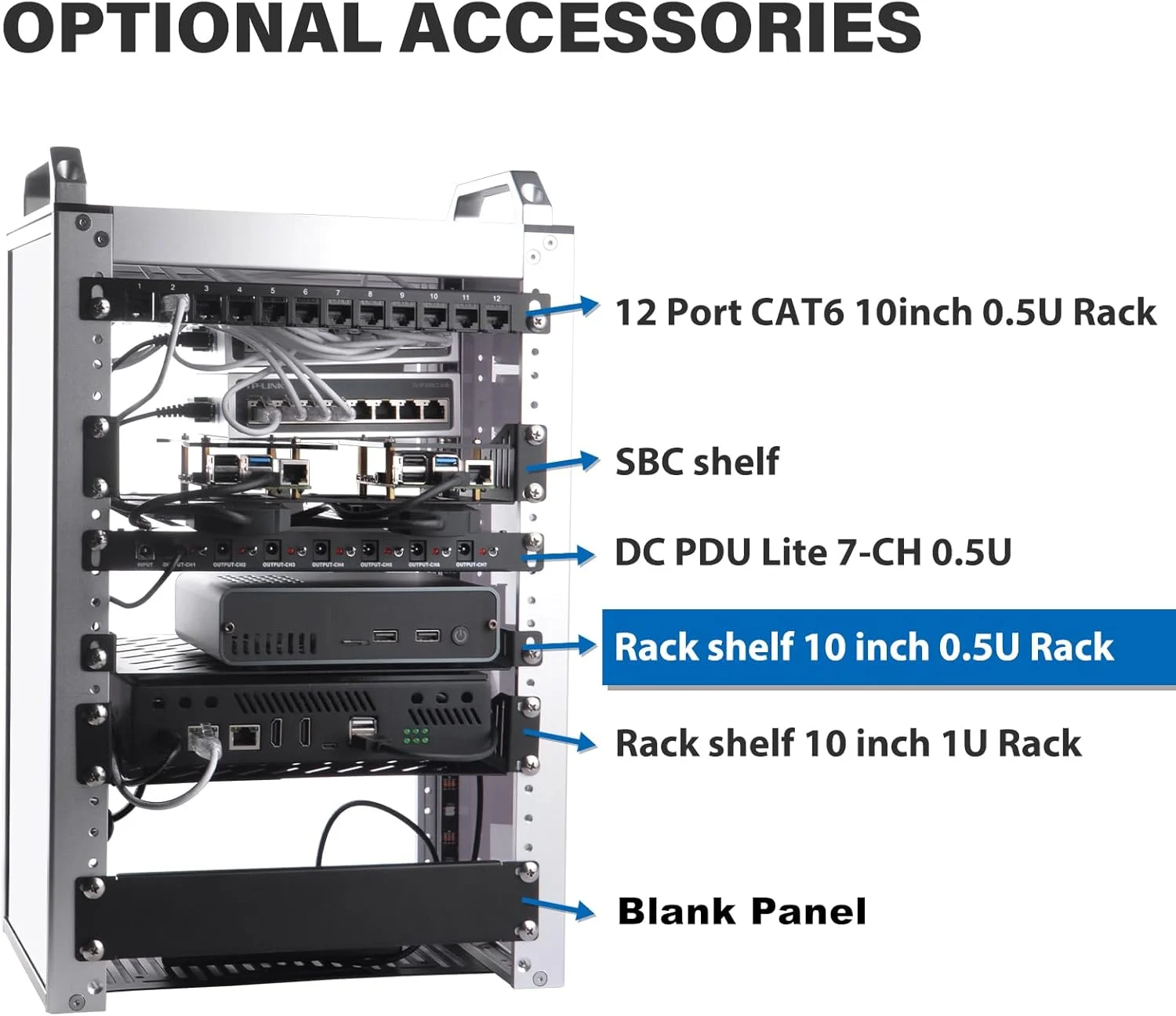 لوازم جانبی GeeekPi DeskPi RackMate، قفسه رک 10 اینچی 0.5U، قفسه رک سرور 0.5U سینی کنسولی تهویه دار برای رک و کابینت تجهیزات شبکه 10 اینچی و DeskPi RackMate T1/T0/T2 (2 عدد) لوازم جانبی GeeekPi DeskPi RackMate، قفسه رک 10 اینچی 0.5U، قفسه رک سرور 0.5U سینی کنسولی تهویه دار برای رک و کابینت تجهیزات شبکه 10 اینچی و DeskPi RackMate T1/T0/T2 (2 عدد)