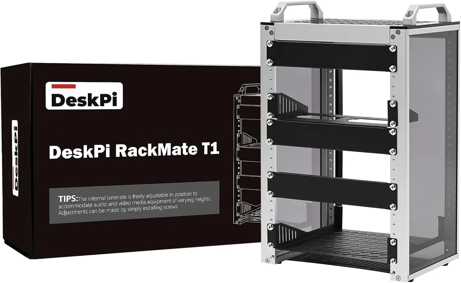 رک سرور 8U GeeekPi، رک 10 اینچی برای شبکه، سرورها، تجهیزات صوتی و تصویری، رک مونت DeskPi RackMate T1 رک سرور 8U GeeekPi، رک 10 اینچی برای شبکه، سرورها، تجهیزات صوتی و تصویری، رک مونت DeskPi RackMate T1