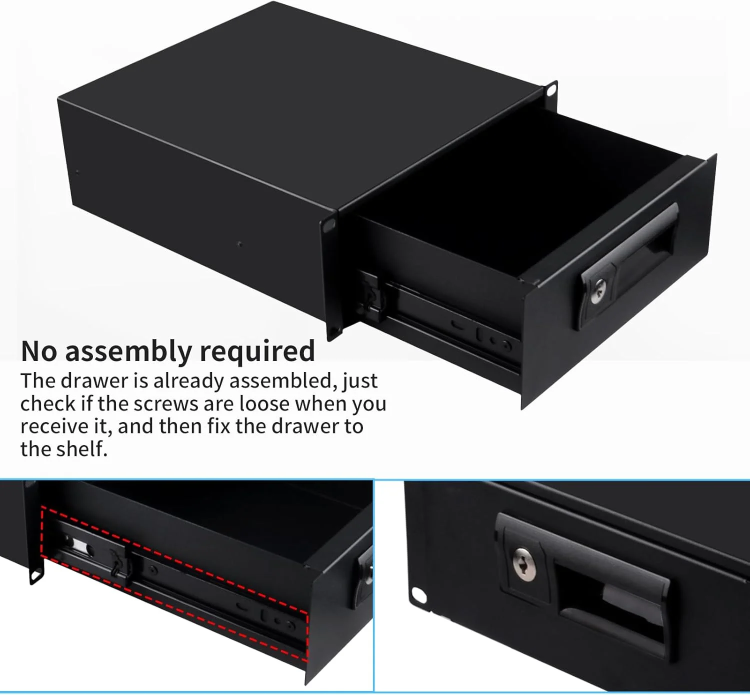 کشو قفلدار رک مونت 2U GeeekPi، محفظه کابینت سرور رک 10 اینچی برای کابینت سرور DeskPi RackMate T2 کشو قفلدار رک مونت 2U GeeekPi، محفظه کابینت سرور رک 10 اینچی برای کابینت سرور DeskPi RackMate T2