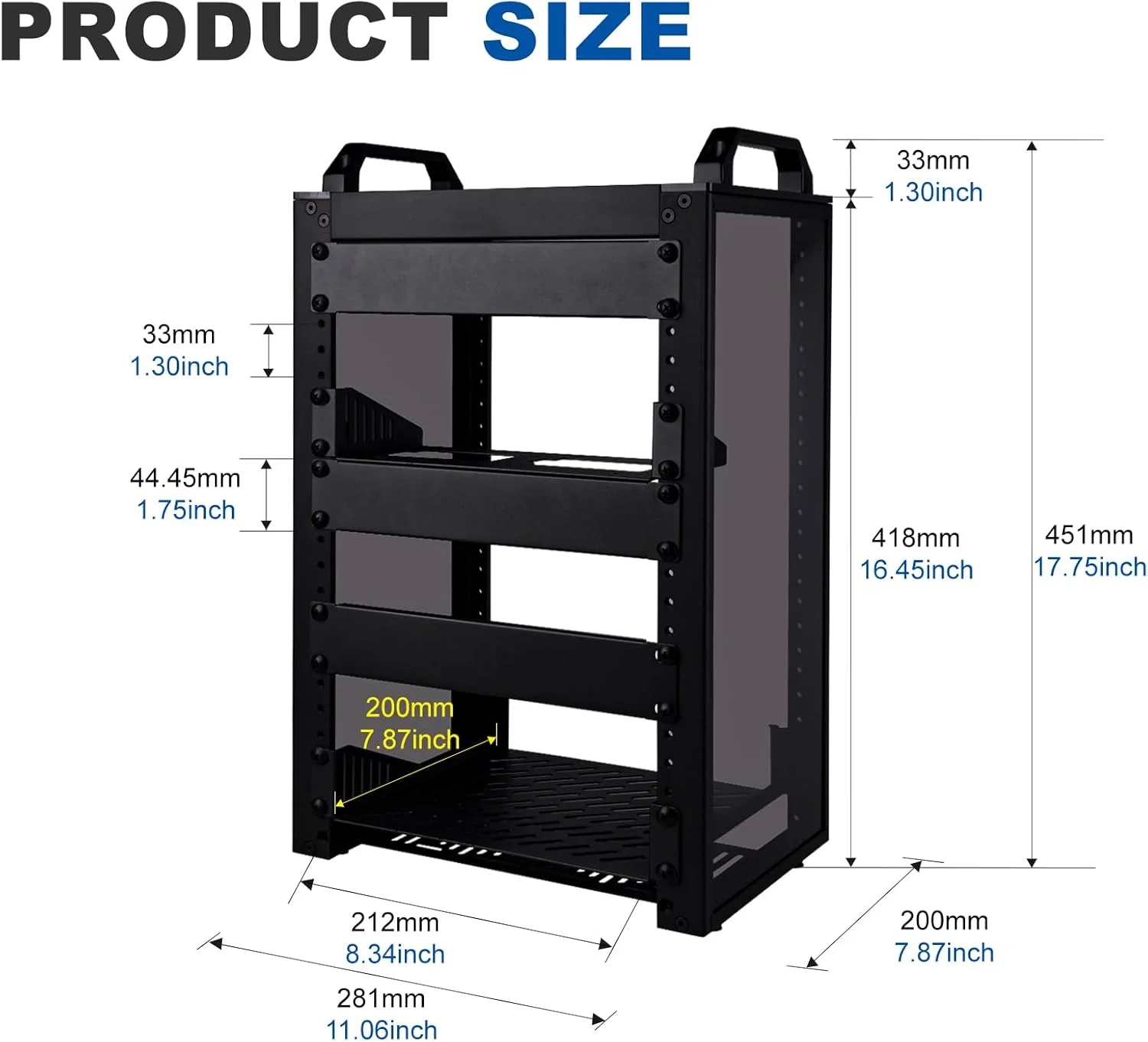 رک سرور 8U GeeekPi، رک سرور 10 اینچی برای شبکه، سرورها، تجهیزات صوتی و تصویری، رک مونت DeskPi RackMate T1 (مشکی) رک سرور 8U GeeekPi، رک سرور 10 اینچی برای شبکه، سرورها، تجهیزات صوتی و تصویری، رک مونت DeskPi RackMate T1 (مشکی)