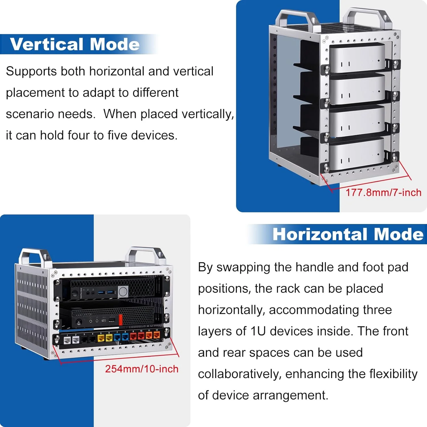 کابینت سرور کوچک GeeekPi DeskPi RackMate TT Mini برای رایانه شخصی کوچک، شبکه، سرورها، تجهیزات صوتی و تصویری کابینت سرور کوچک GeeekPi DeskPi RackMate TT Mini برای رایانه شخصی کوچک، شبکه، سرورها، تجهیزات صوتی و تصویری