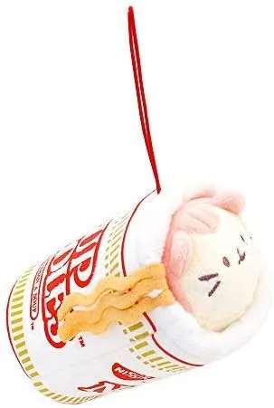 جاکلیدی عروسکی آنیرولز - عروسک تزئینی نودل فنجانی نیسین | نرم، لطیف، گرم، دوست داشتنی، راحت، ایمن | هدیه تولد با طرح گربه 3 اینچی جاکلیدی عروسکی آنیرولز - عروسک تزئینی نودل فنجانی نیسین | نرم، لطیف، گرم، دوست داشتنی، راحت، ایمن | هدیه تولد با طرح گربه 3 اینچی